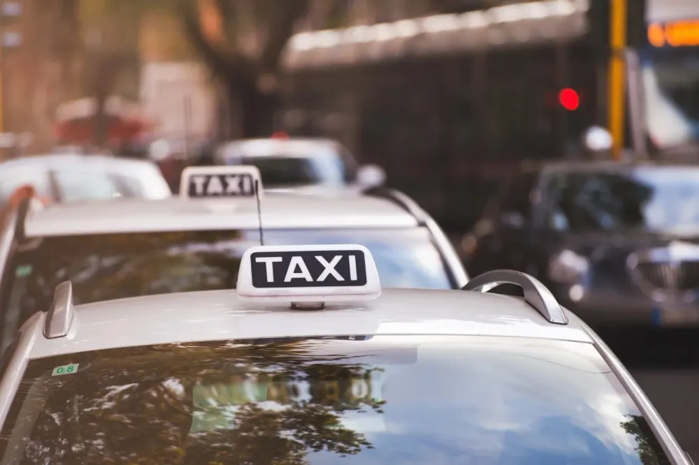 taxis garés